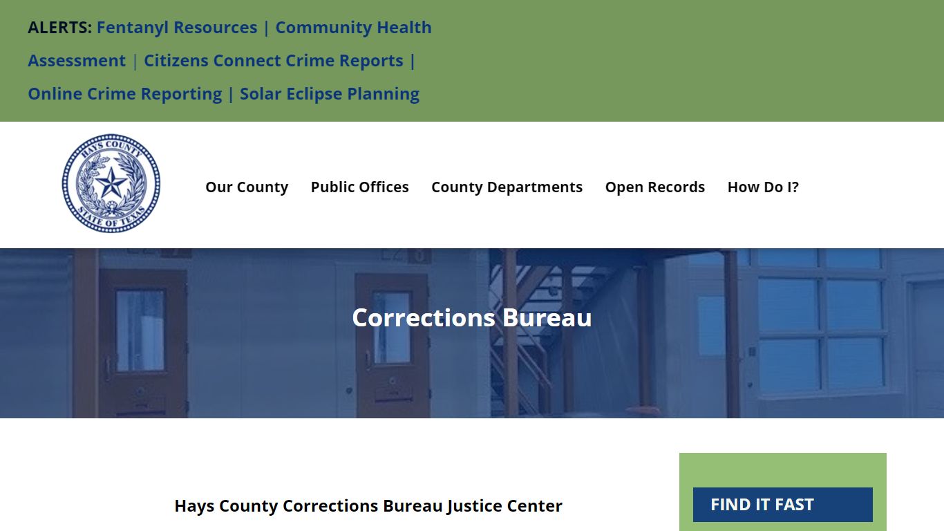 Sheriff – Corrections Bureau - hays-county.multiscreensite.com